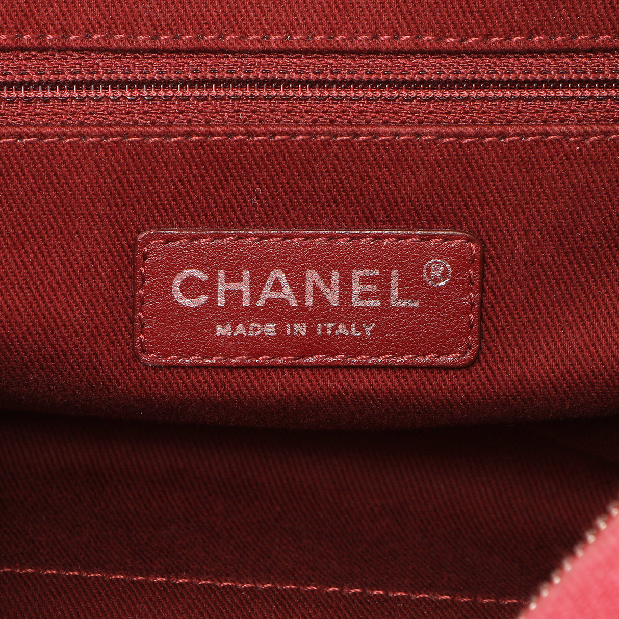 Chanel Red Canvas Deauville Bowling Bag Handbags Chanel