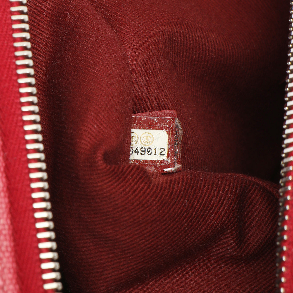 Chanel Red Canvas Deauville Bowling Bag Handbags Chanel