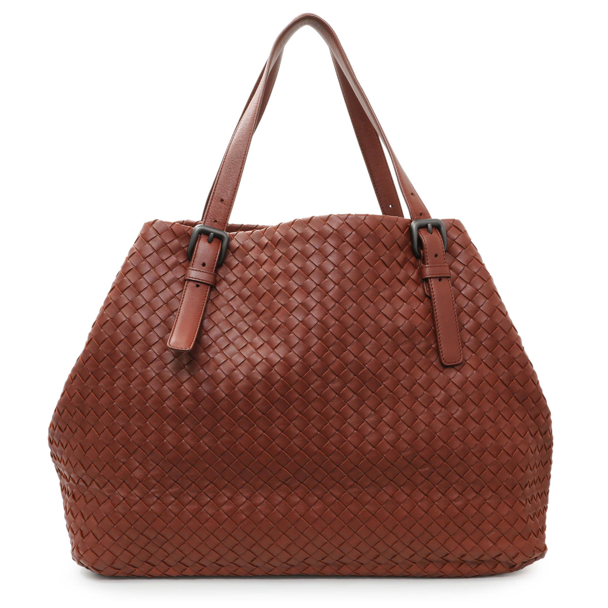 Bottega Veneta Brique Nappa Intrecciato Cesta Tote Bag Handbags Bottega Veneta