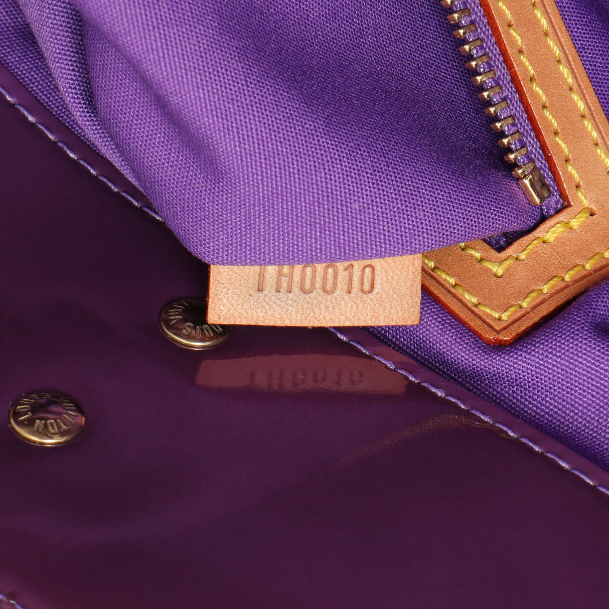 Louis Vuitton Purple Vernis Reade GM Handbags Louis Vuitton
