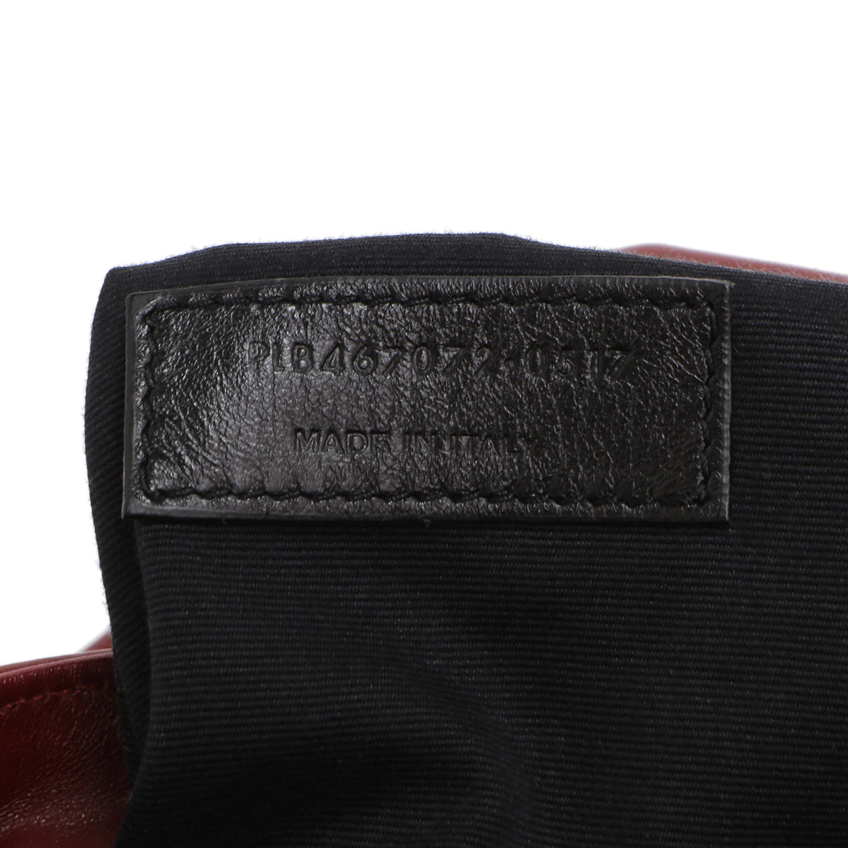 Saint Laurent Burgundy Calfskin Monogram Toy Loulou Crossbody Handbags Saint Laurent