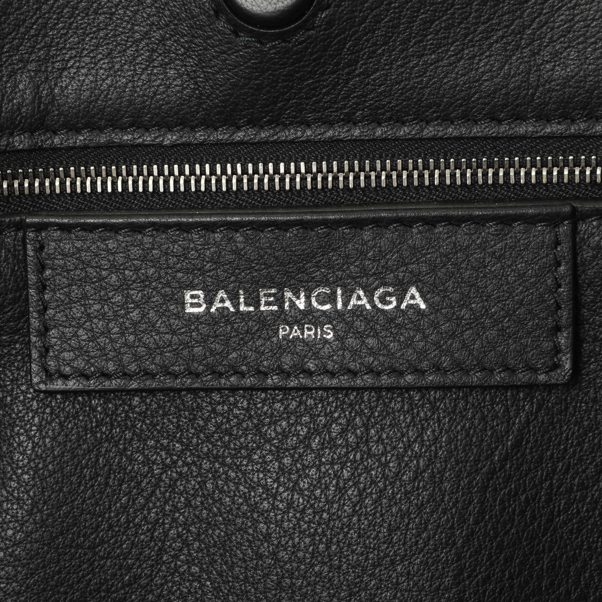 Balenciaga Black Veau Papier A6 Zip Around Black Tote Handbags Balenciaga
