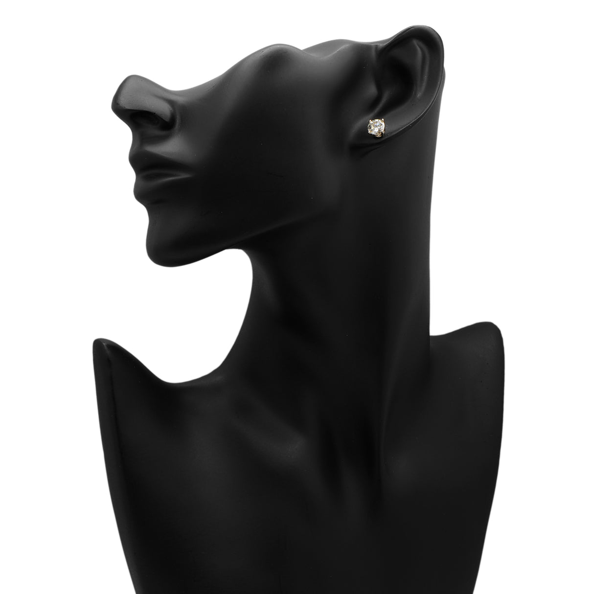 14K Yellow Gold 2.12 Carat Diamond Stud Earrings Fine Jewellery Modaselle