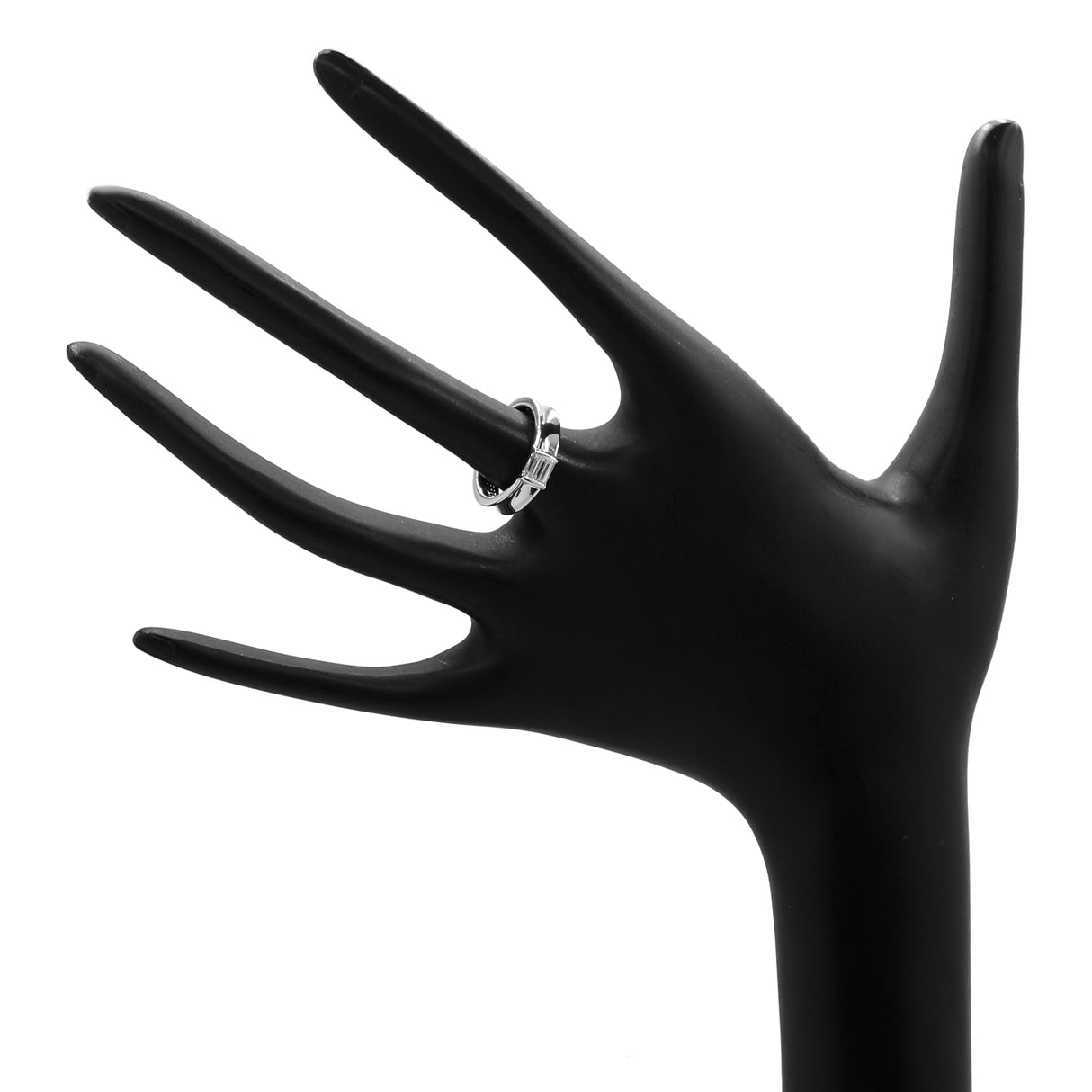 Tiffany & Co 18K White Gold Baguette Diamond Band Designer Jewellery Tiffany and Co