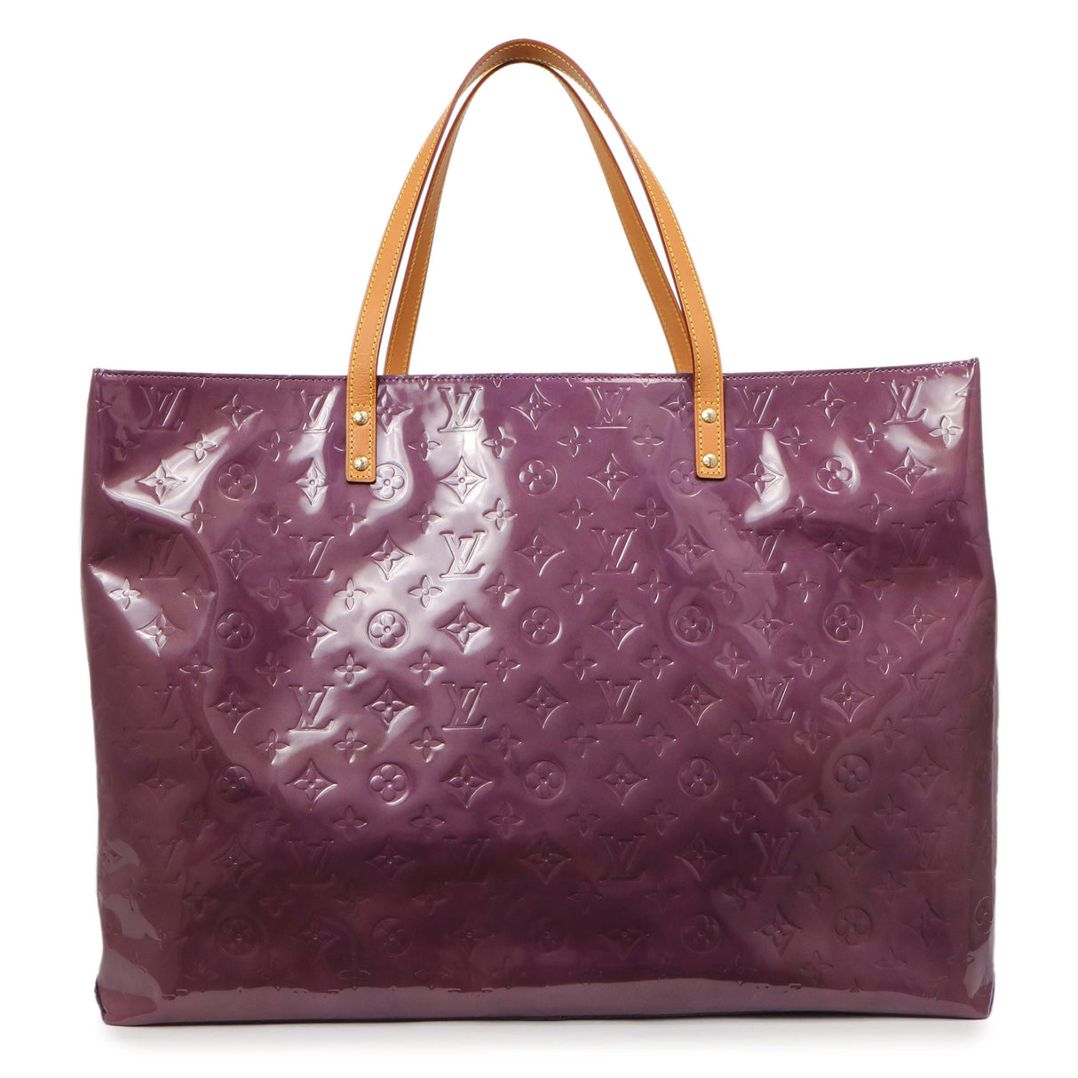 Louis Vuitton Purple Vernis Reade GM Handbags Louis Vuitton