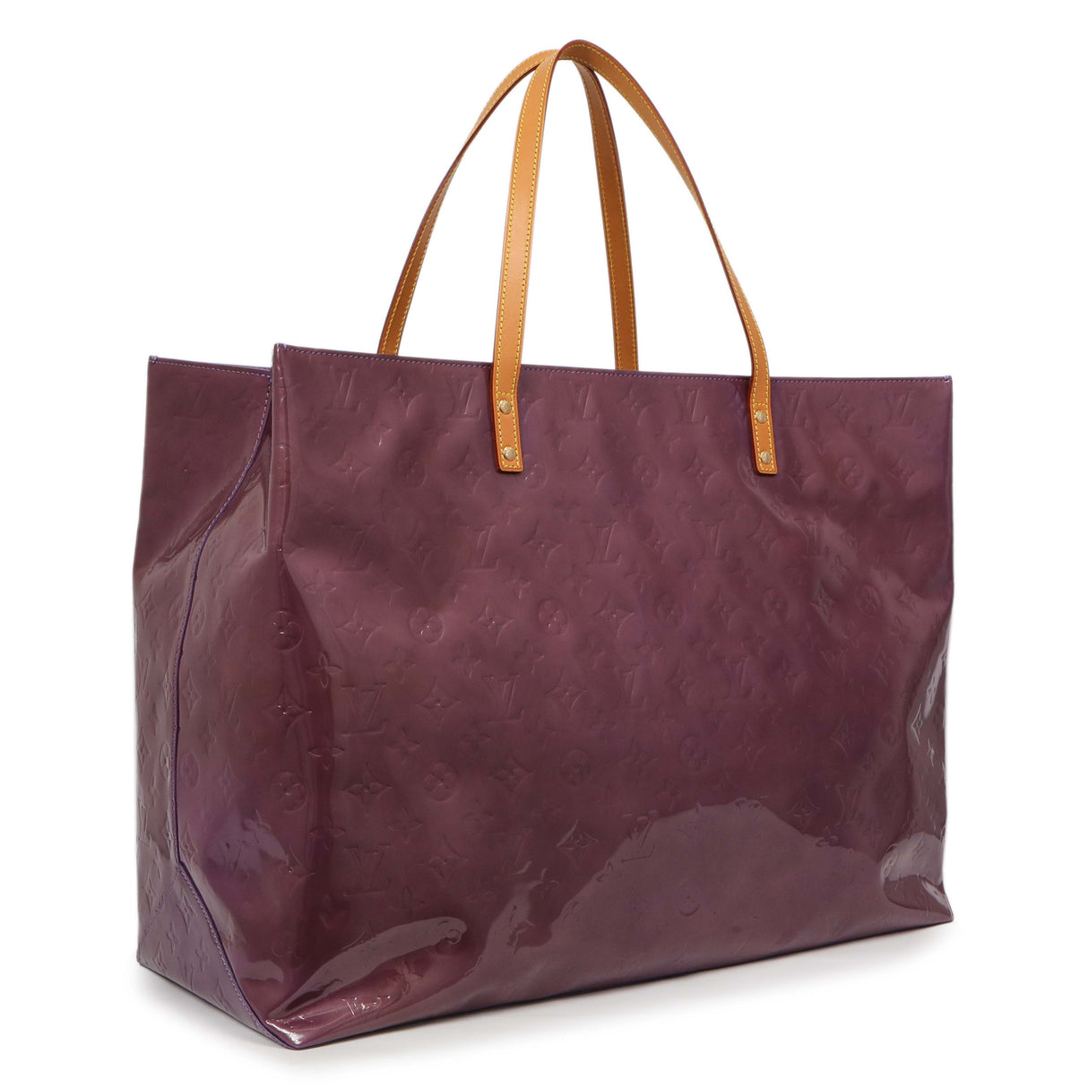 Louis Vuitton Purple Vernis Reade GM Handbags Louis Vuitton