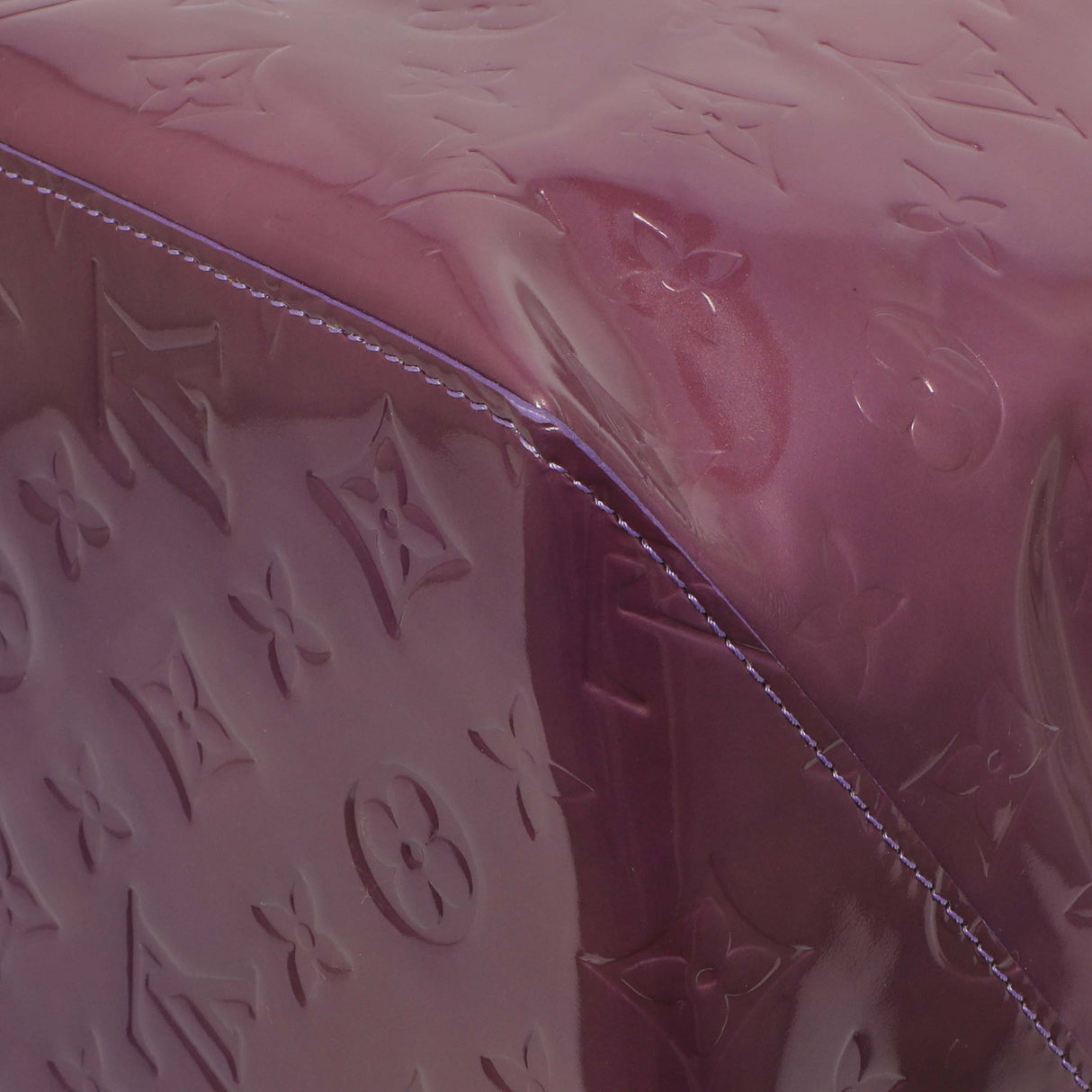 Louis Vuitton Purple Vernis Reade GM Handbags Louis Vuitton