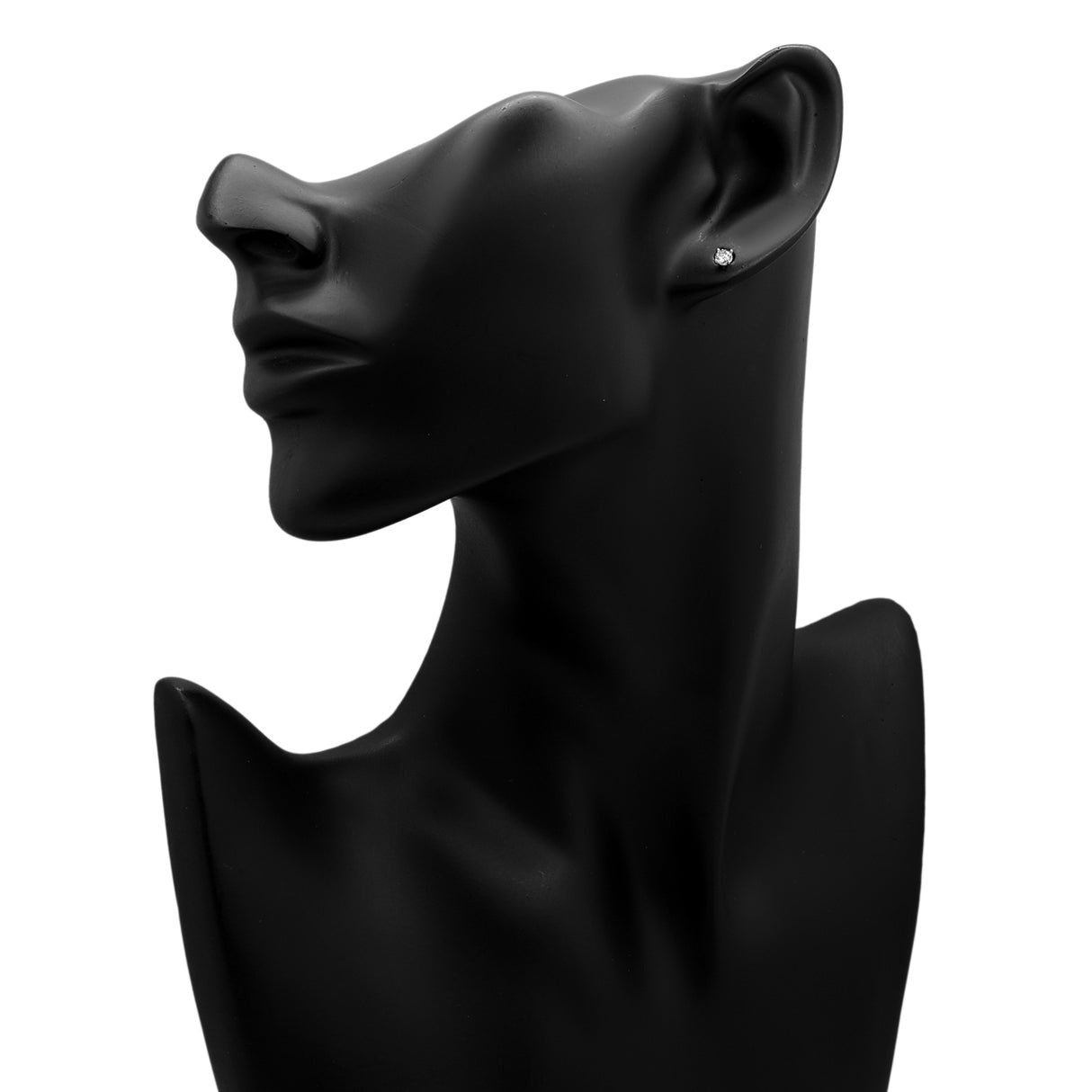 18K White Gold 0.25 Carat Diamond Stud Earrings Fine Jewellery Modaselle