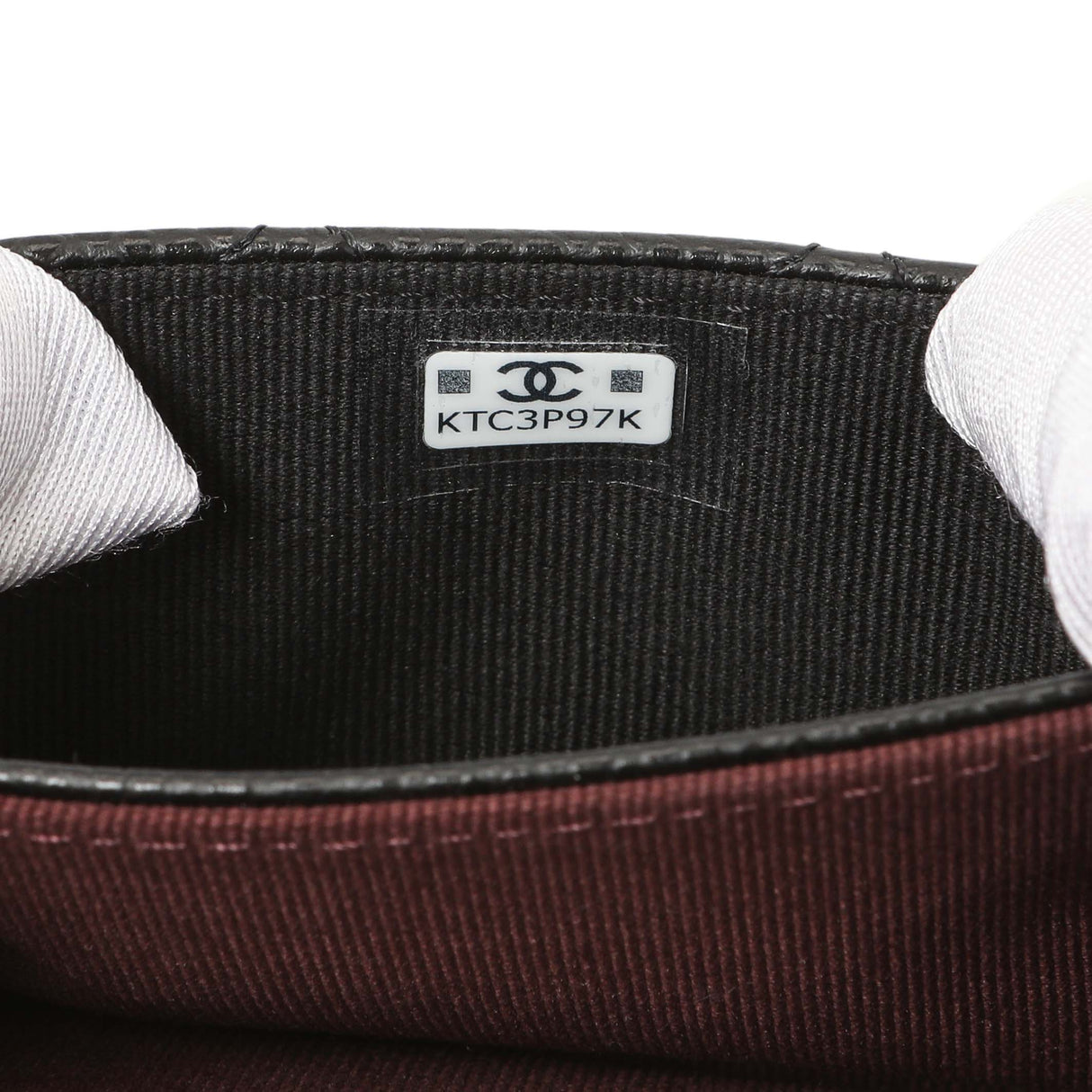 Chanel Black Quilted Caviar Flap Card Holder Wallet Accessories Chanel