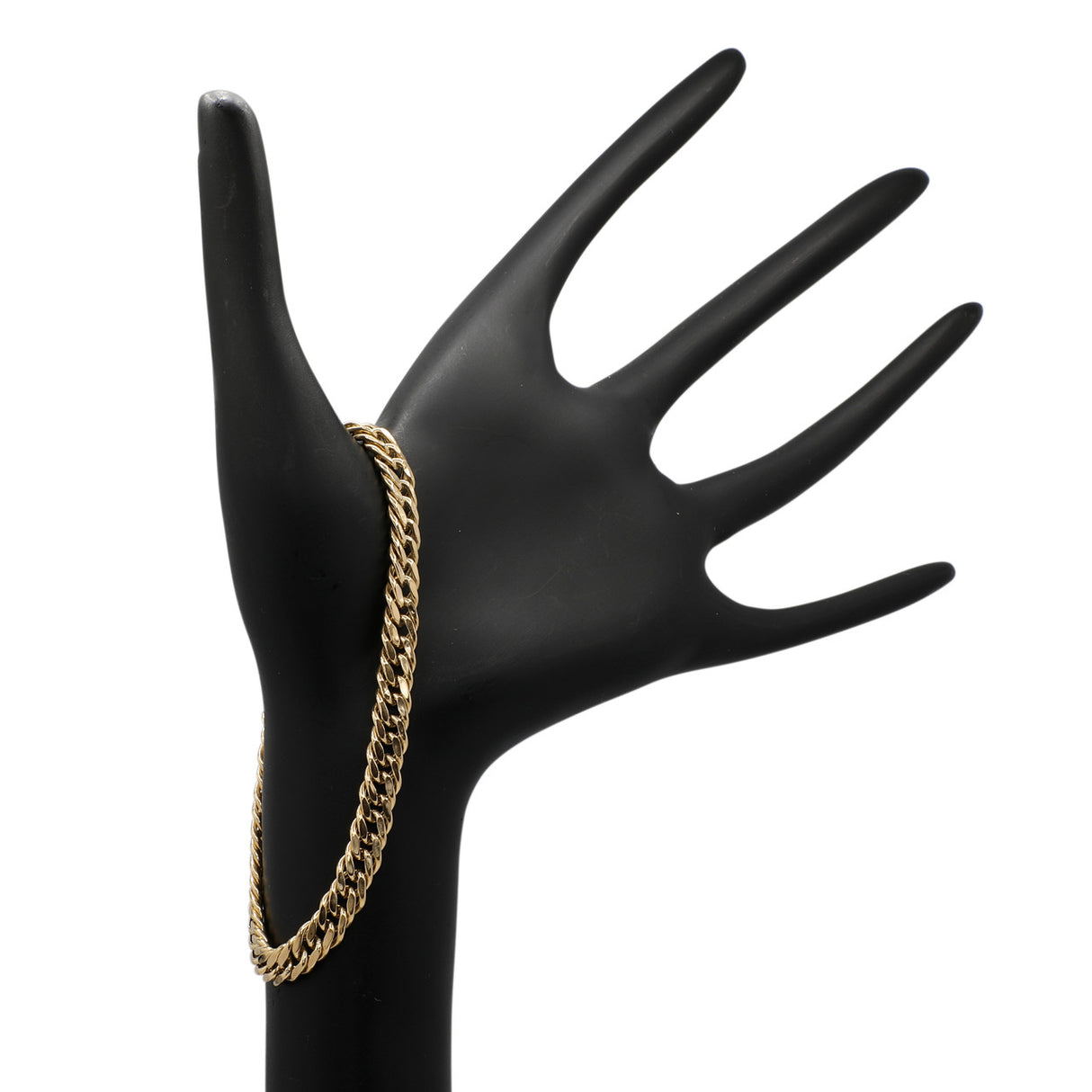 18K Yellow Gold Curb Link Bracelet Fine Jewellery Modaselle