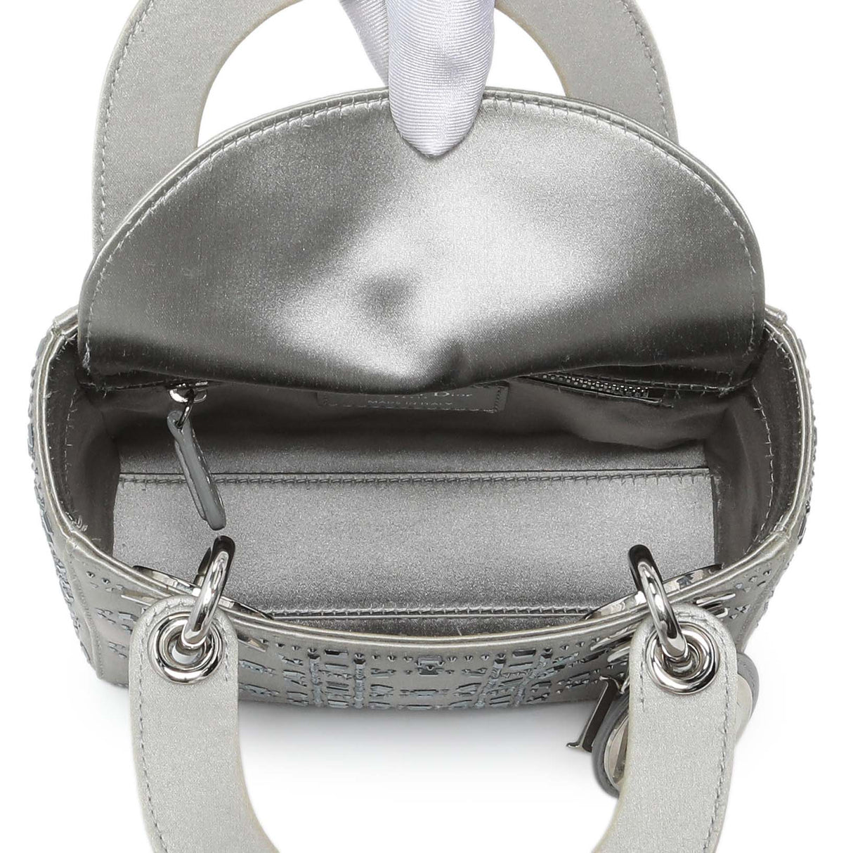 Christian Dior Satin Crystal Cannage Mini Lady Dior Handbags Christian Dior