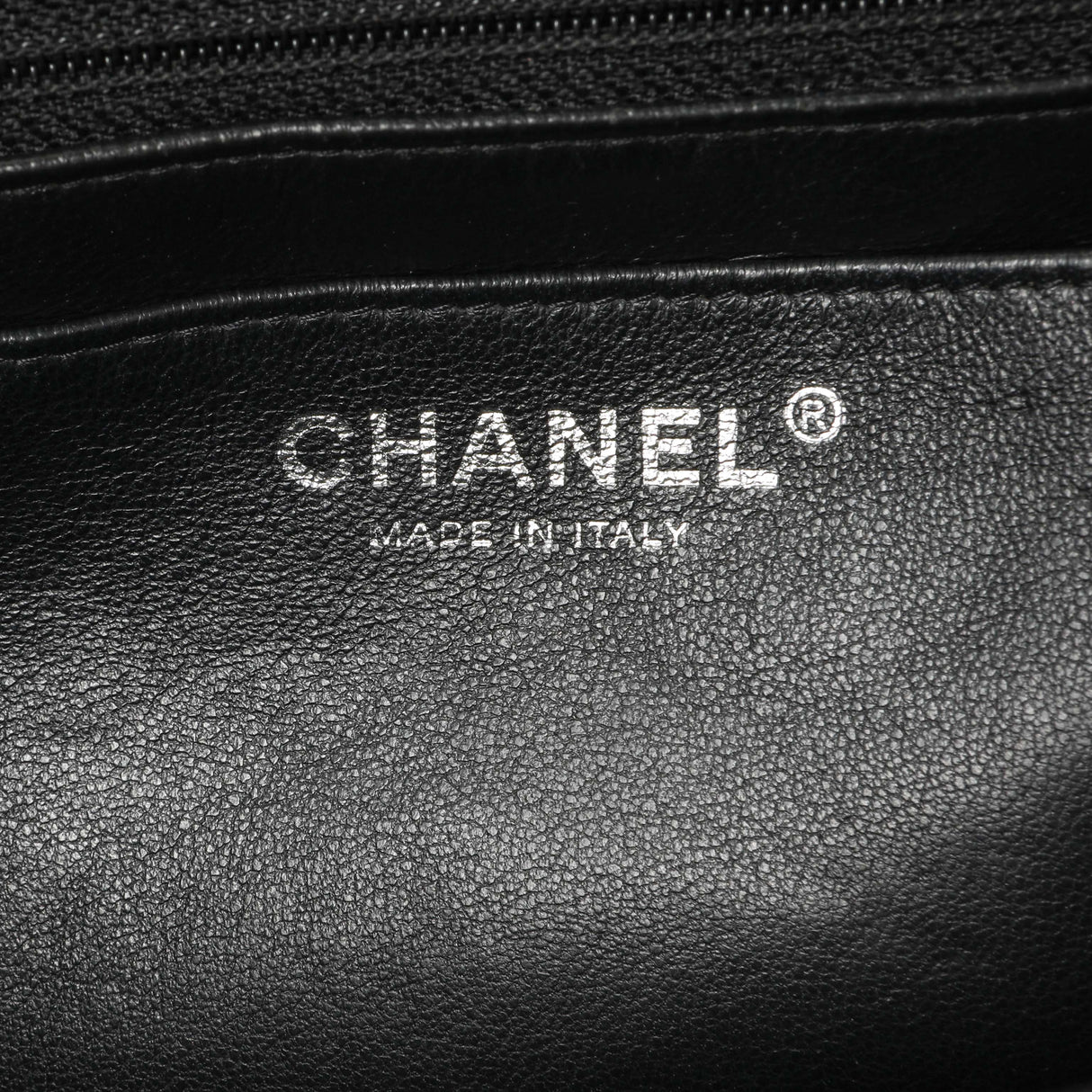 Chanel Black Quilted Caviar Jumbo Single Flap Handbags Chanel