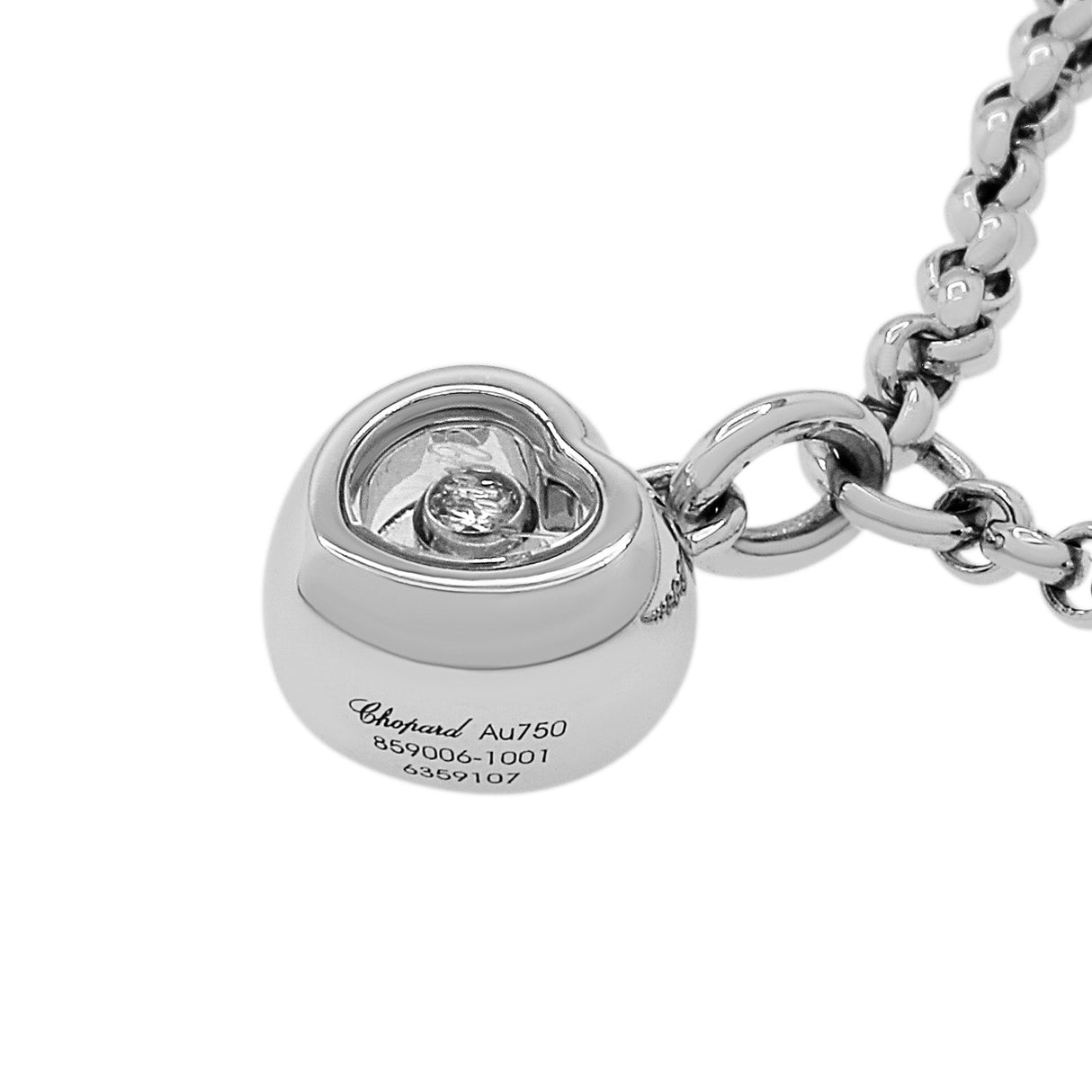 Chopard 18K White Gold Miss Happy Diamond Bracelet Designer Jewellery Chopard