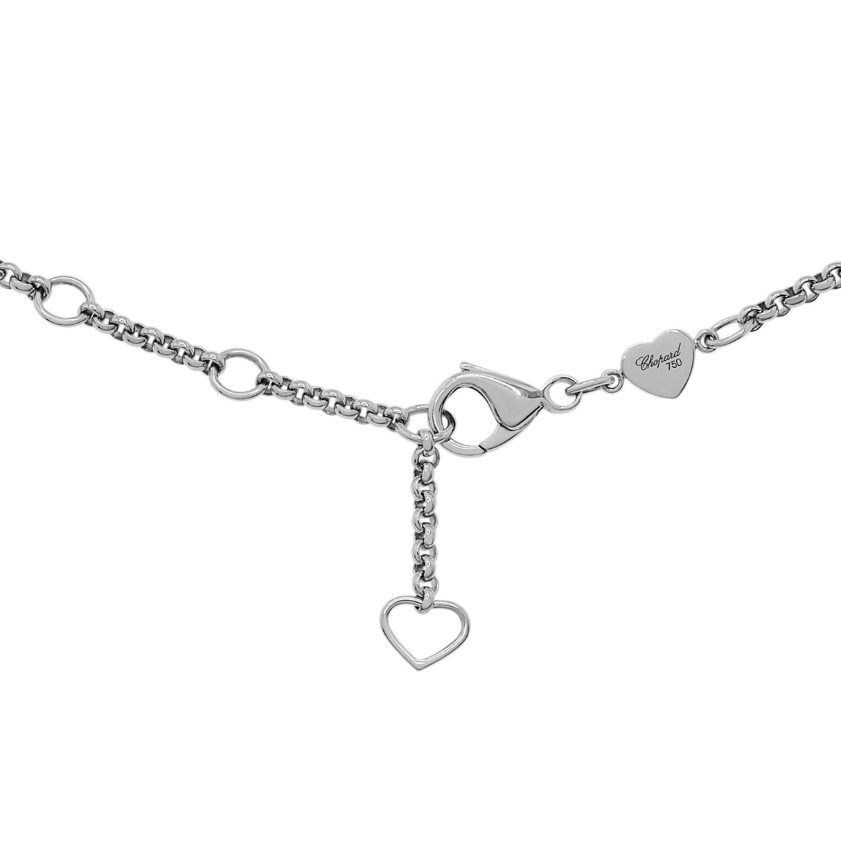 Chopard 18K White Gold Miss Happy Diamond Bracelet Designer Jewellery Chopard