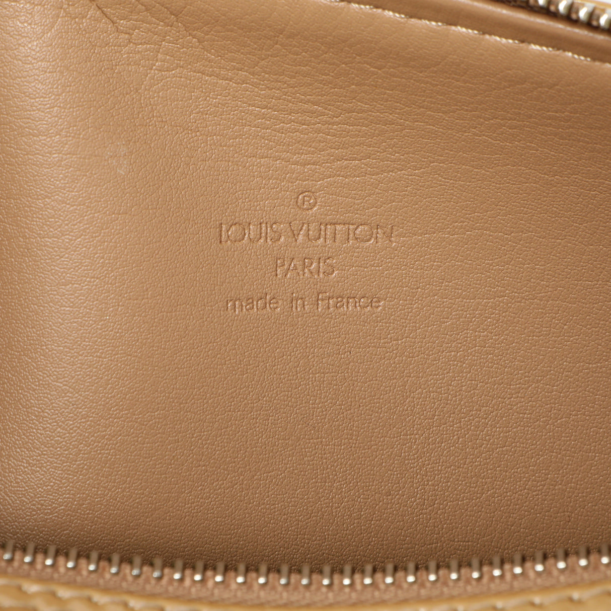Louis Vuitton Beige Vernis Bedford Handbags Louis Vuitton