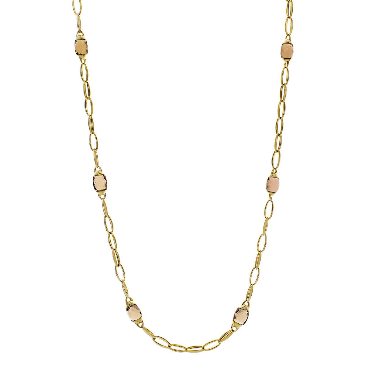 Chimento 18K Yellow Gold Smoky Quartz Accordi Necklace Fine Jewellery Modaselle