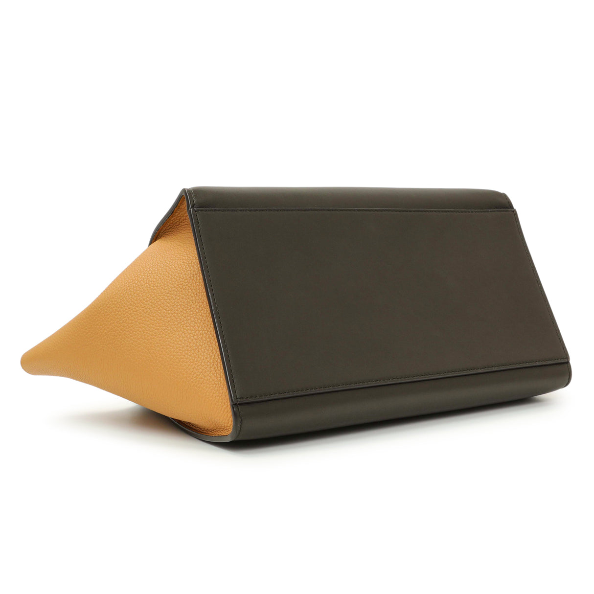 Celine Tricolor Calfskin Small Trapeze Handbags Celine