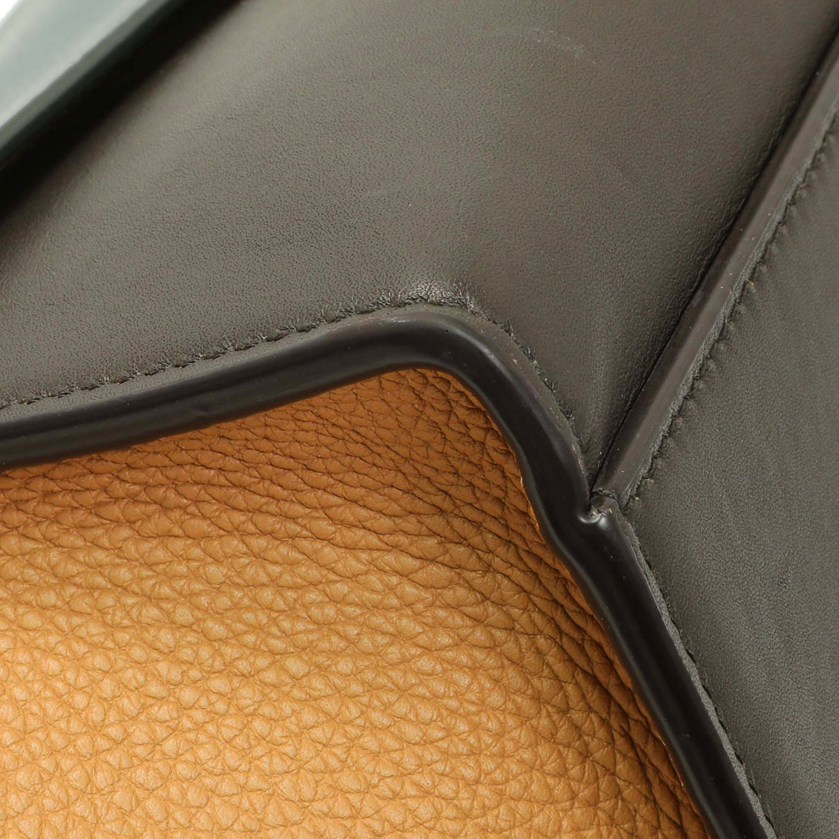 Celine Tricolor Calfskin Small Trapeze Handbags Celine