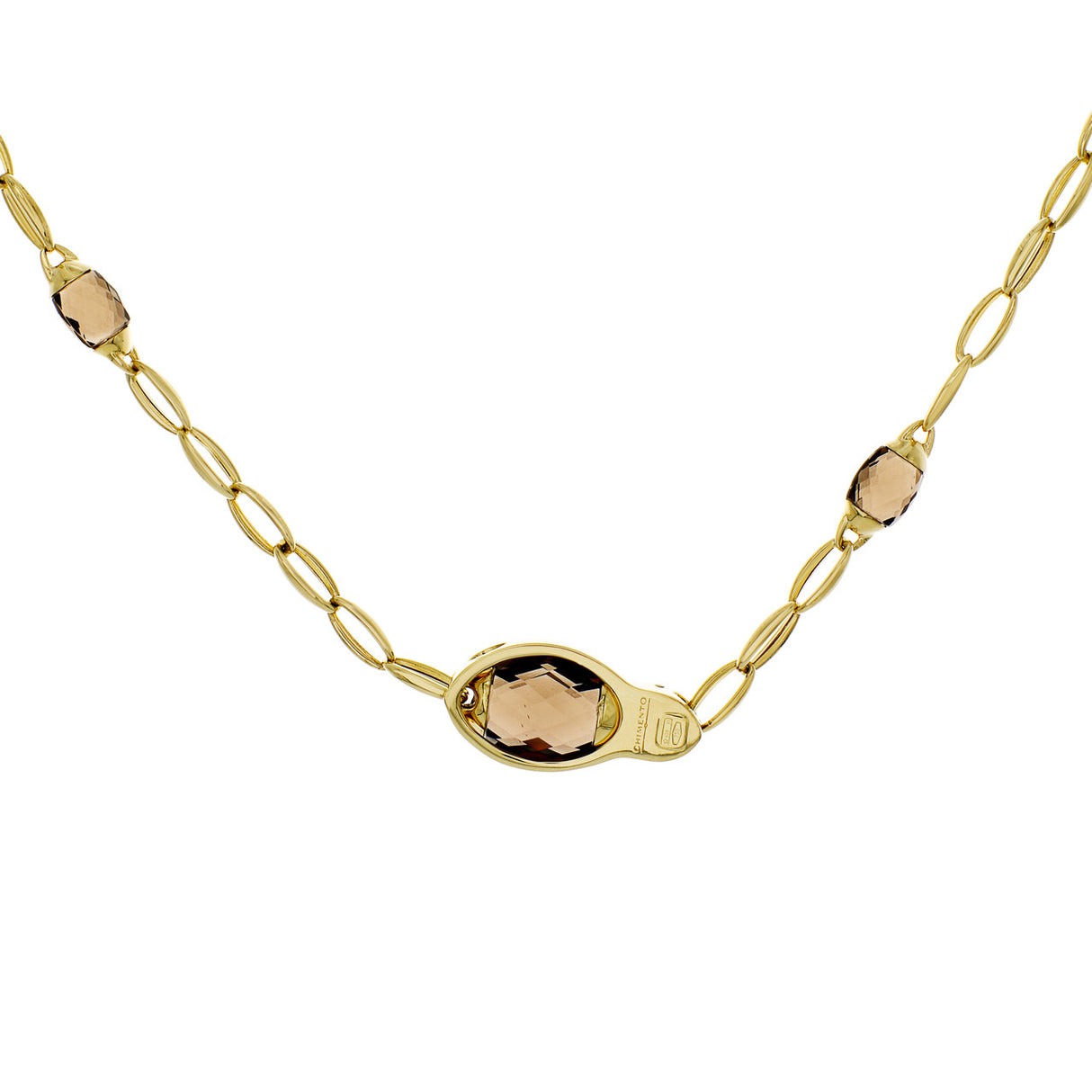 Chimento 18K Yellow Gold Smoky Quartz Accordi Necklace Fine Jewellery Modaselle