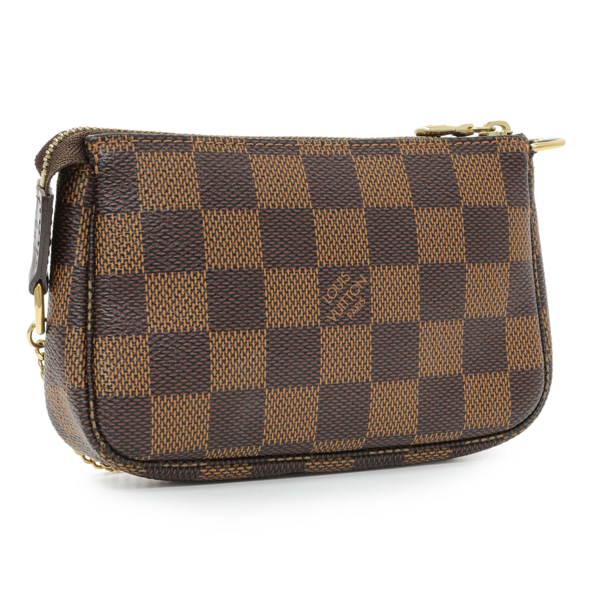 Louis Vuitton Damier Ebene Mini Pochette Accessories Handbags Louis Vuitton