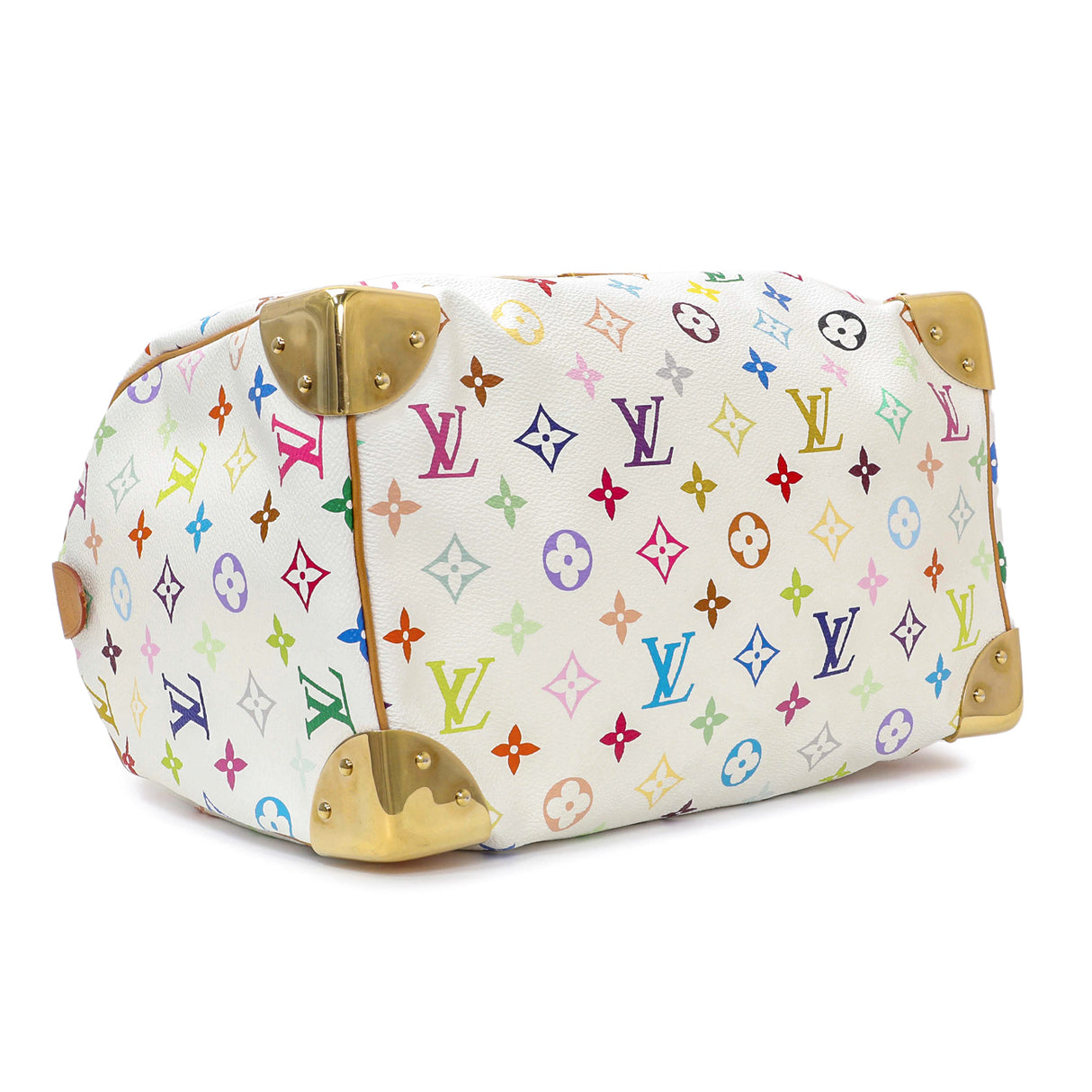 Louis Vuitton Monogram White Multicolor Speedy 30 Handbags Louis Vuitton