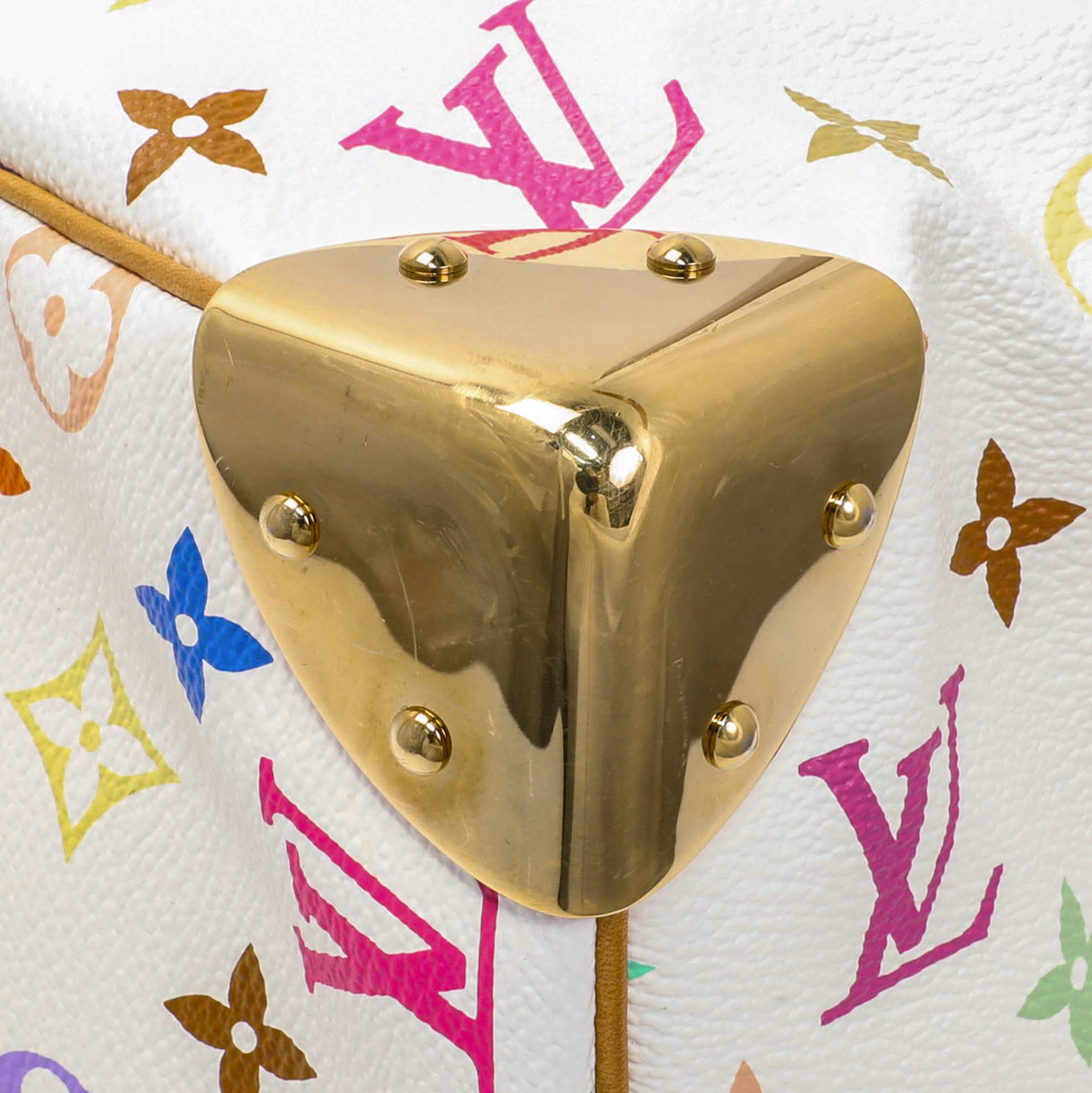 Louis Vuitton Monogram White Multicolor Speedy 30 Handbags Louis Vuitton