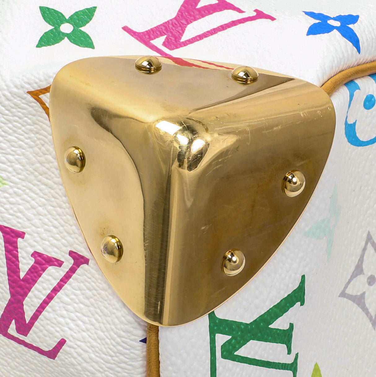 Louis Vuitton Monogram White Multicolor Speedy 30 Handbags Louis Vuitton