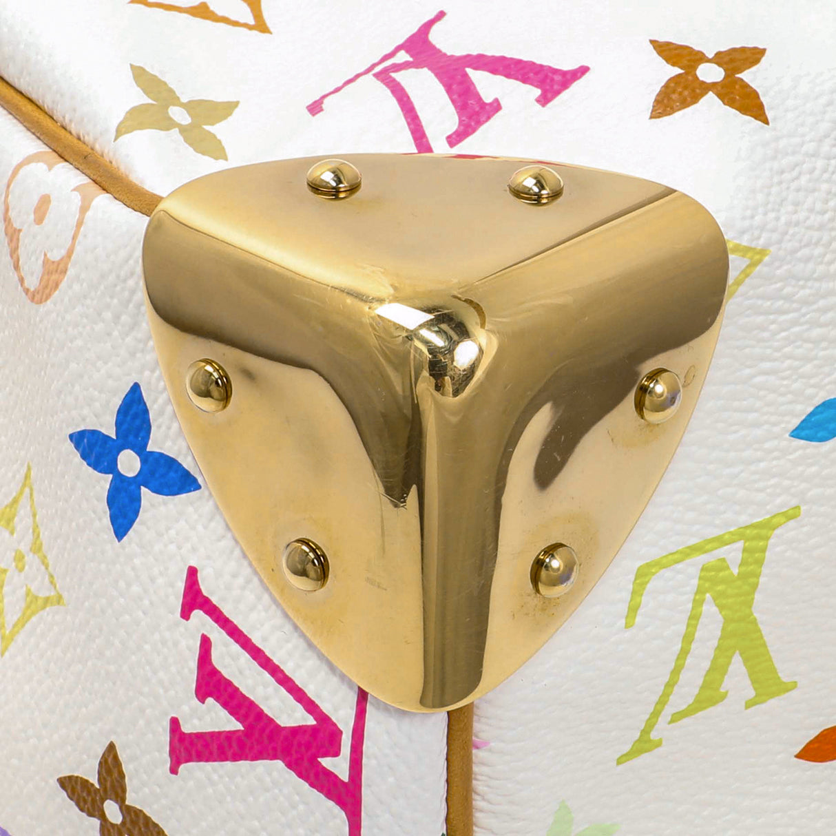 Louis Vuitton Monogram White Multicolor Speedy 30 Handbags Louis Vuitton