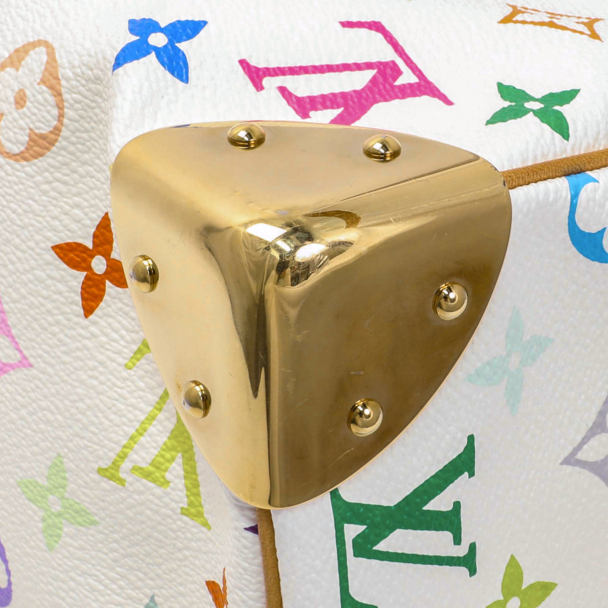 Louis Vuitton Monogram White Multicolor Speedy 30 Handbags Louis Vuitton