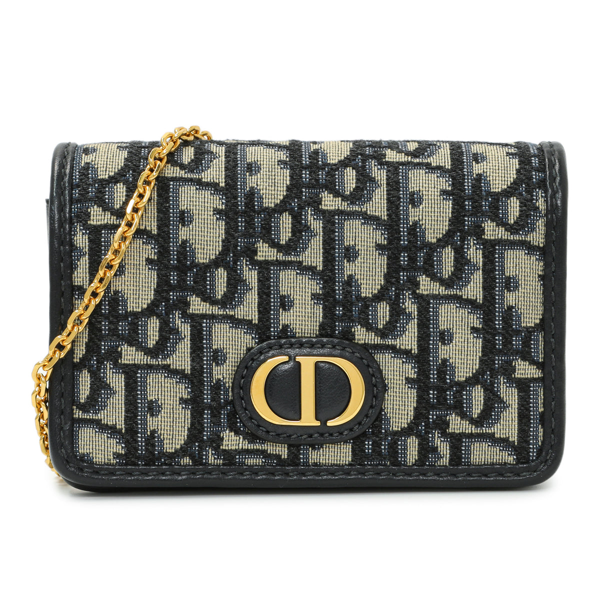 Christian Dior Blue Oblique Nano 30 Montaigne Pouch Handbags Christian Dior