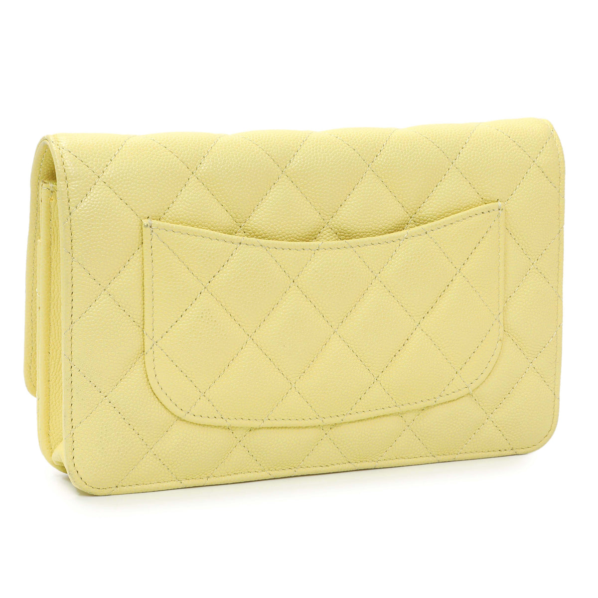 -6 items Fri Oct 30 ⬆️-Chanel Yellow Quilted Caviar Wallet On Chain WOC Handbags Chanel