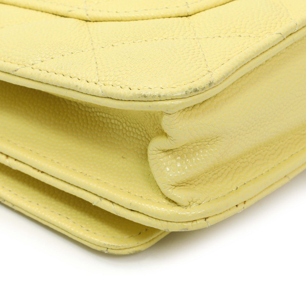 -6 items Fri Oct 30 ⬆️-Chanel Yellow Quilted Caviar Wallet On Chain WOC Handbags Chanel