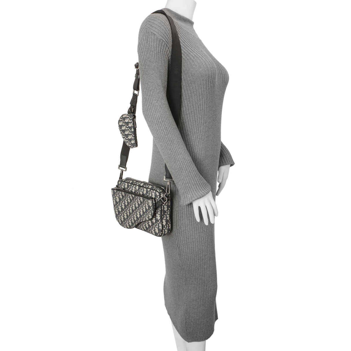 Christian Dior Oblique Saddle Triple Pouch Handbags Christian Dior