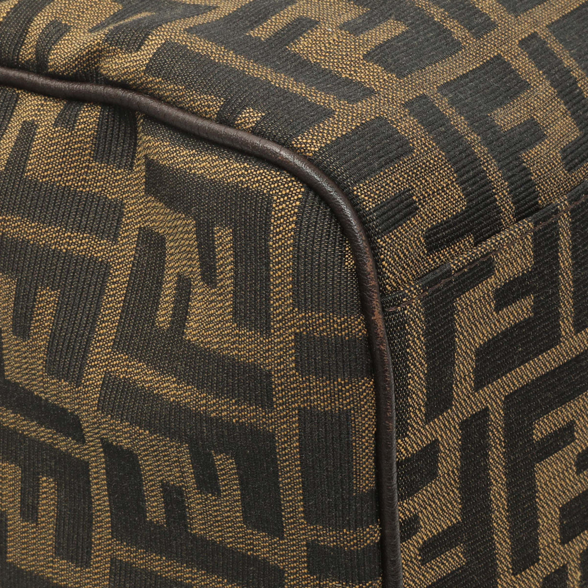 Fendi Zucca Selleria Large Boston Bag Handbags Fendi