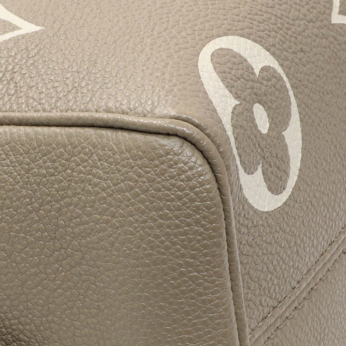 Louis Vuitton Tourterelle Creme Empreinte Monogram Giant Speedy 20 Bandouliere Handbags Louis Vuitton