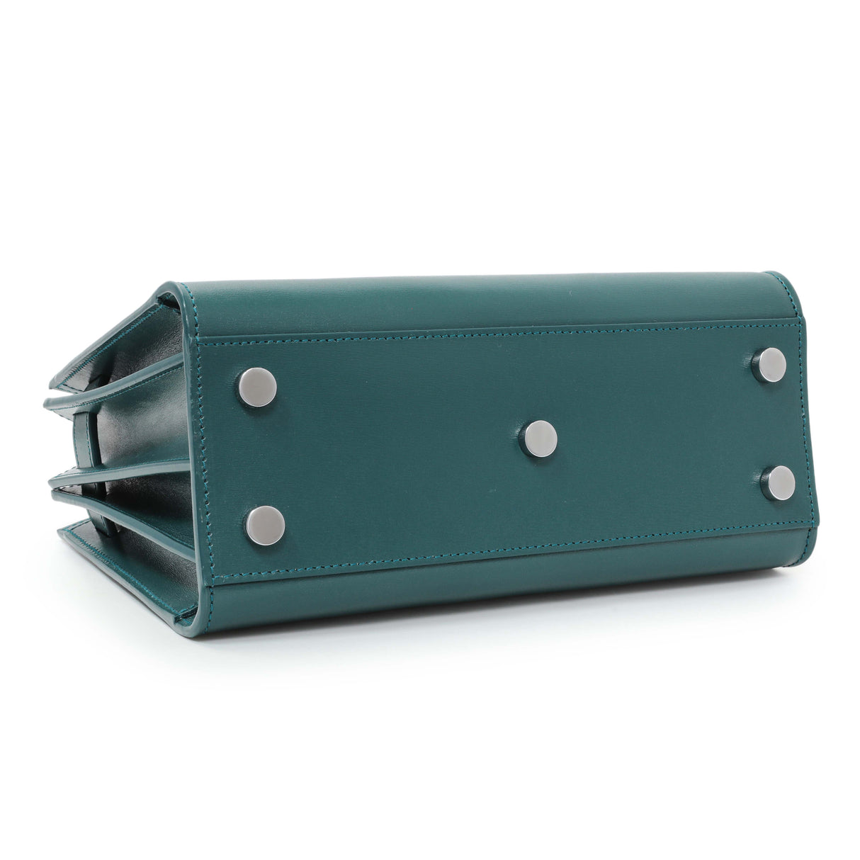 Saint Laurent Teal Calfskin Nano Sac De Jour Handbags Saint Laurent