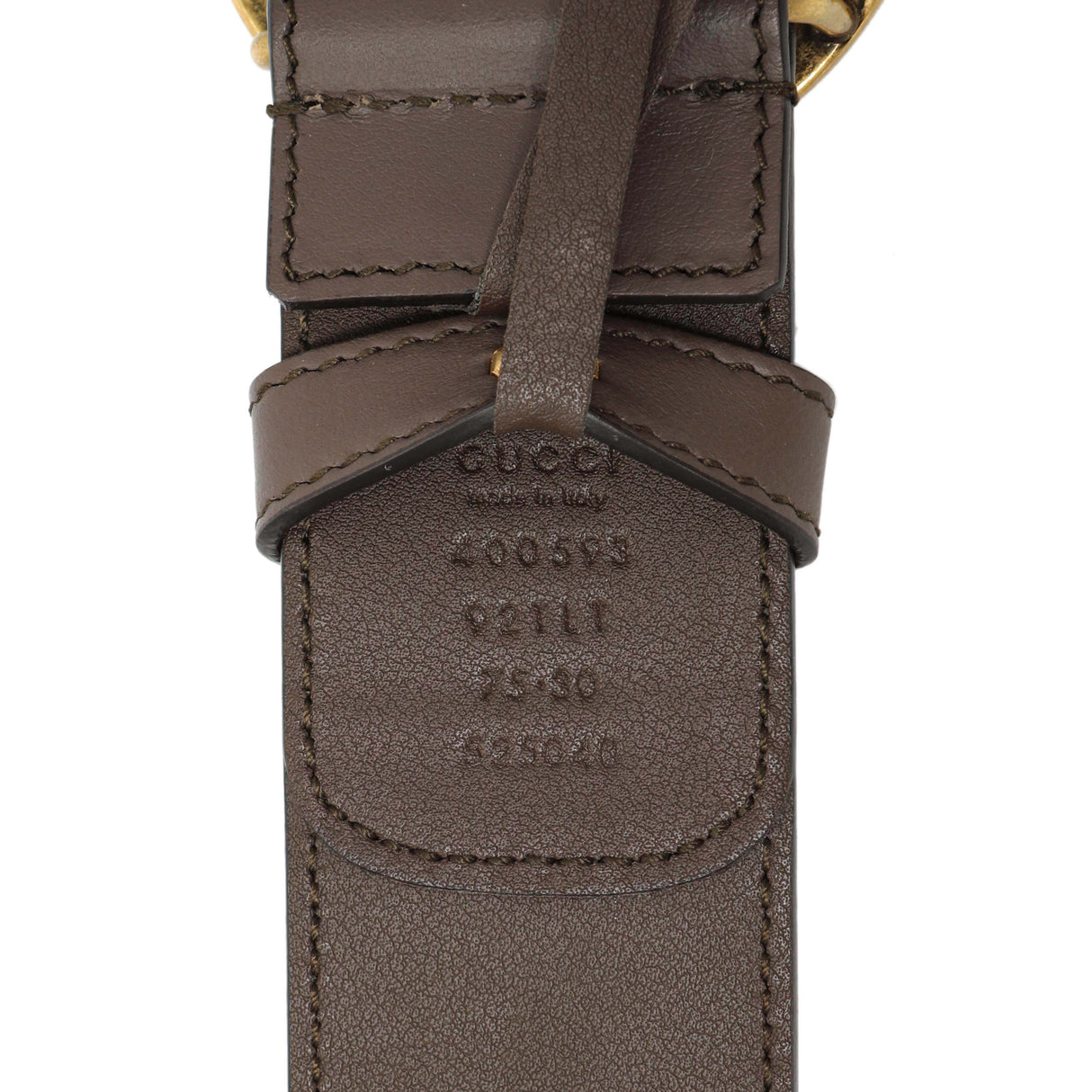 Gucci GG Supreme Monogram Double G 40mm Belt Accessories Gucci