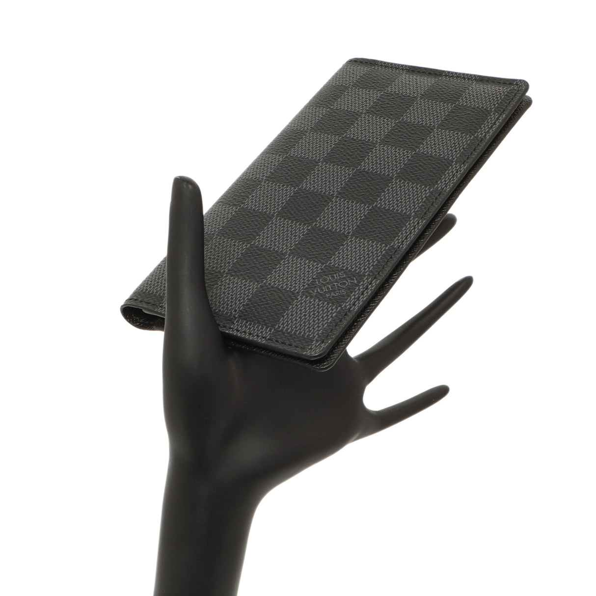 Louis Vuitton Damier Graphite Checkbook Cover Wallet Accessories Louis Vuitton