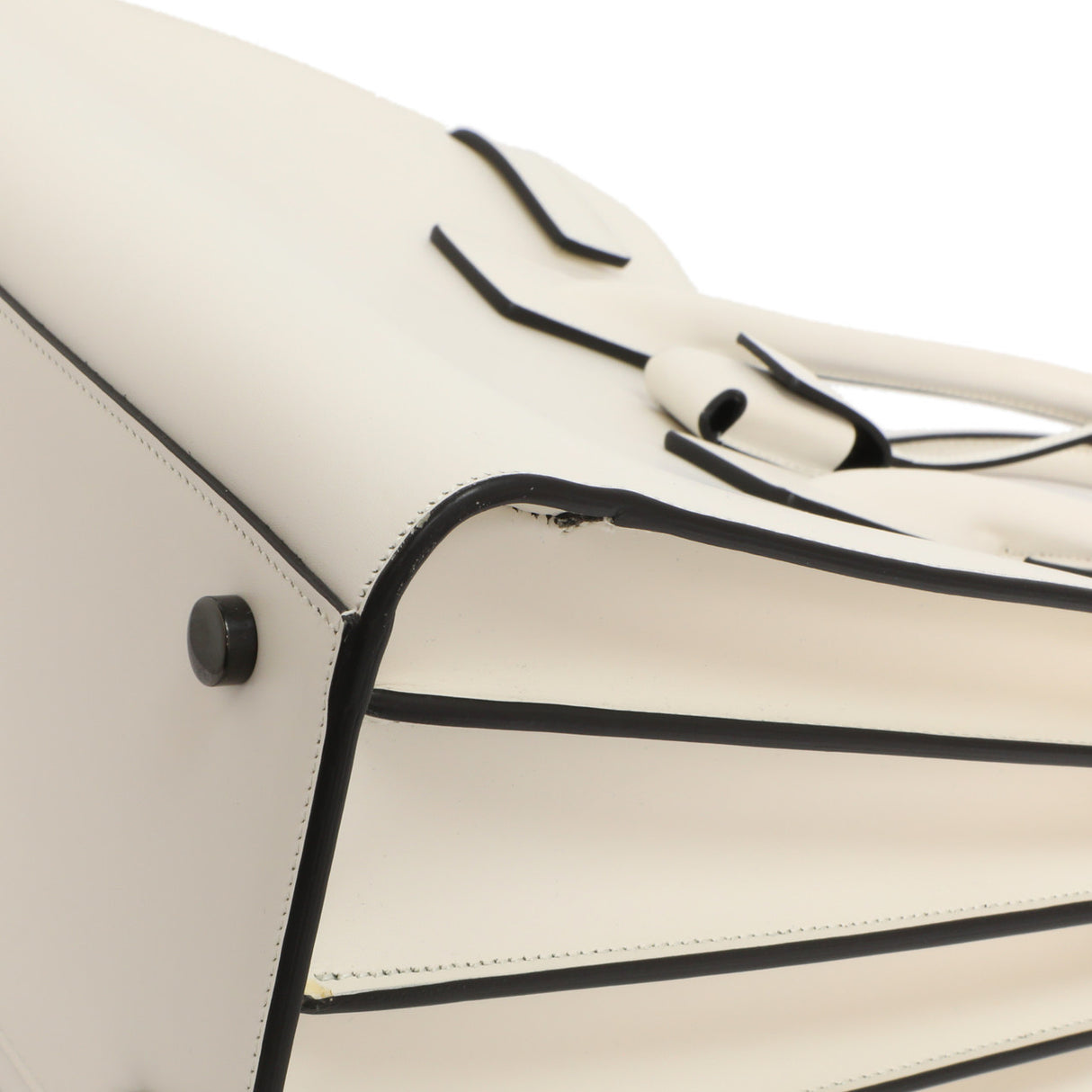 Saint Laurent White Calfskin Small Sac De Jour Handbags Saint Laurent