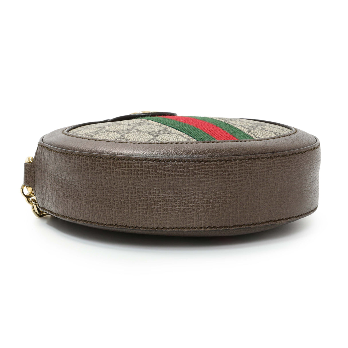 Gucci GG Supreme Monogram Web Mini Ophidia Round Shoulder Bag Handbags Gucci