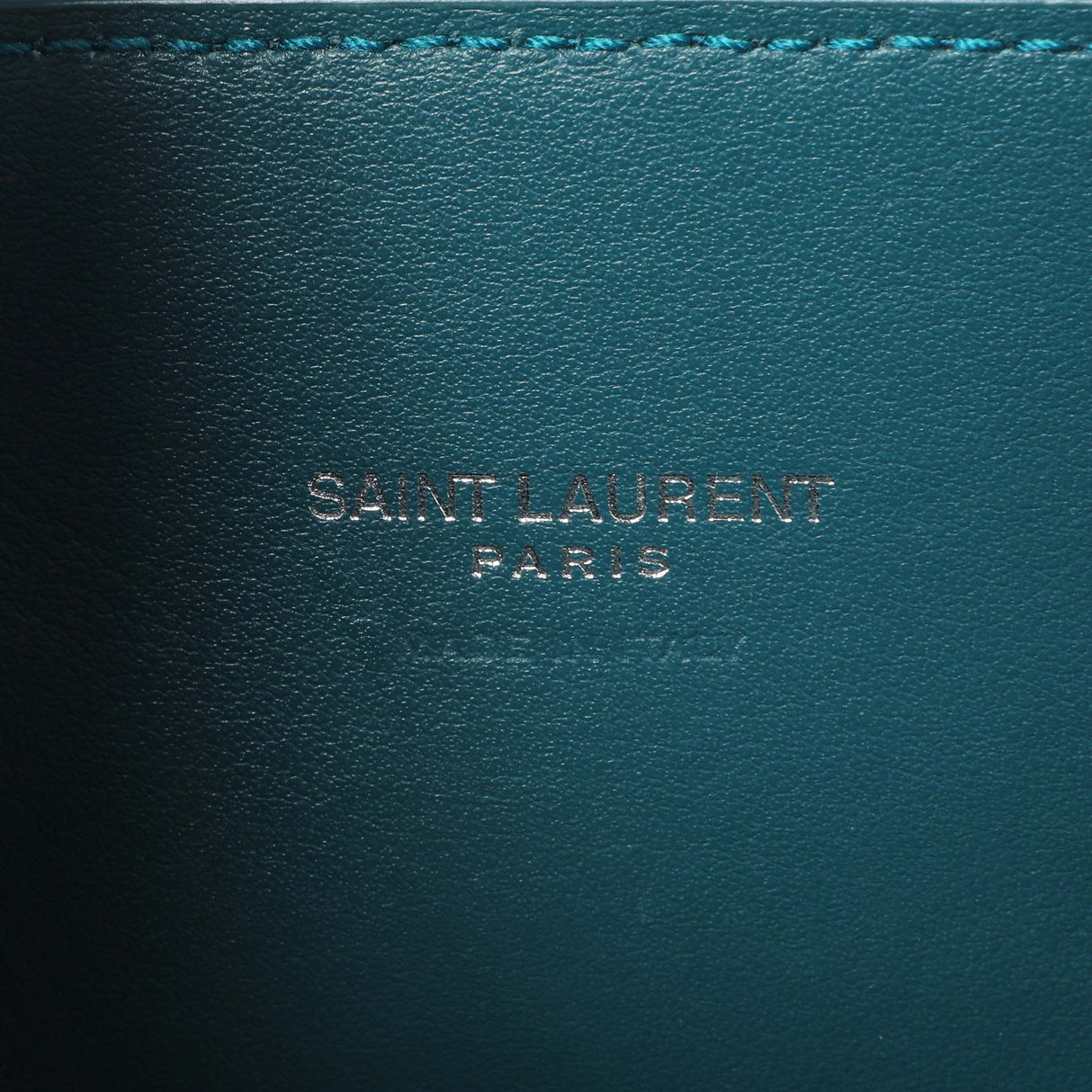 Saint Laurent Teal Calfskin Nano Sac De Jour Handbags Saint Laurent