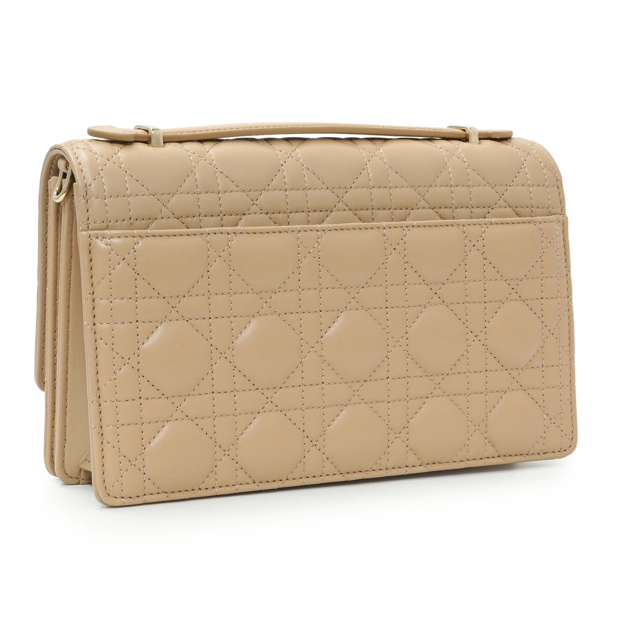 Christian Dior Biscuit Cannage Lambskin My Dior Top Handle Bag Handbags Christian Dior