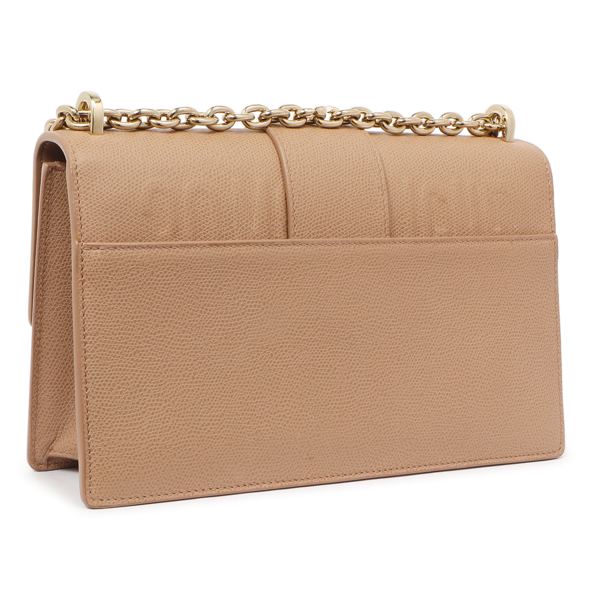 Christian Dior Blush Grained Calfskin 30 Montaigne Chain Flap Bag Handbags Christian Dior