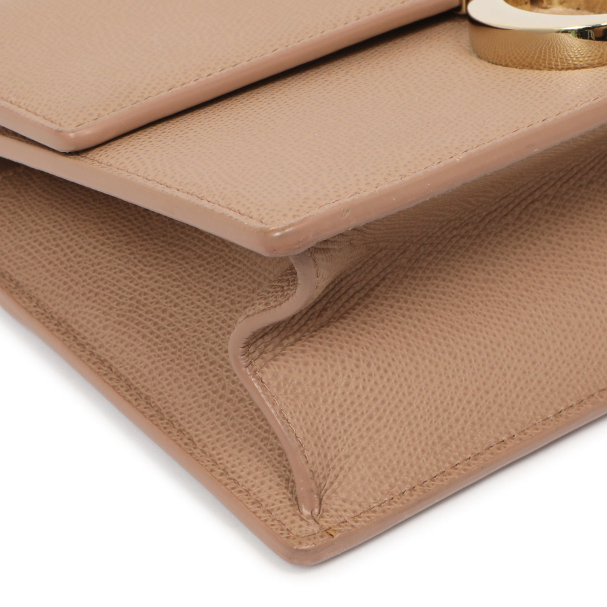 Christian Dior Blush Grained Calfskin 30 Montaigne Chain Flap Bag Handbags Christian Dior