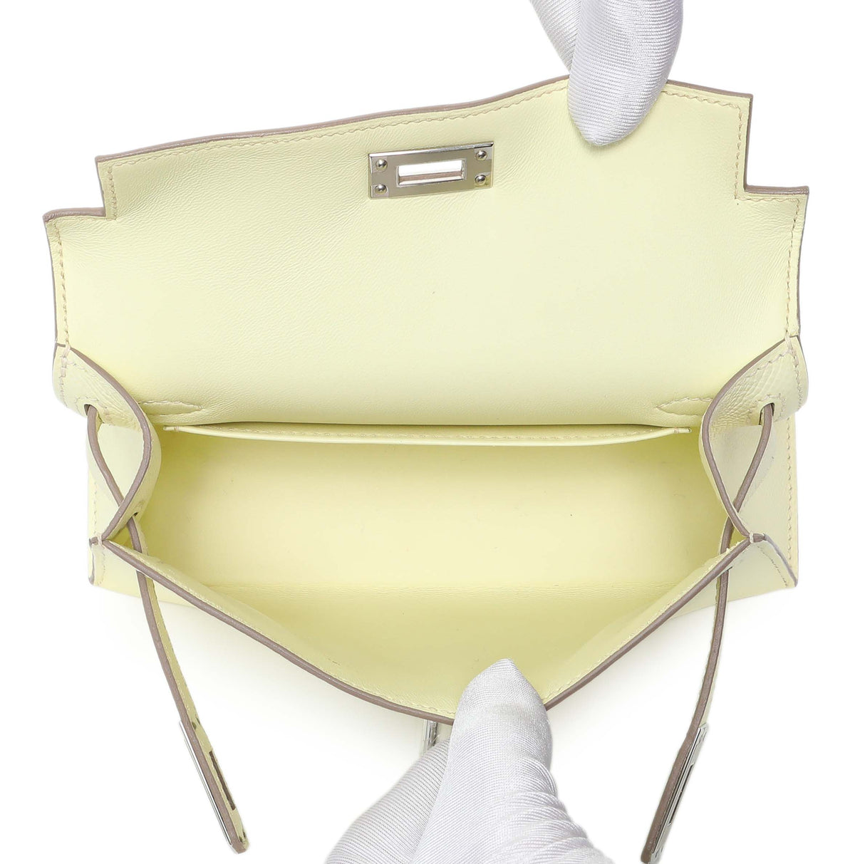Hermes Jaune Milton Epsom Mini Kelly Sellier 20 Handbags Hermes