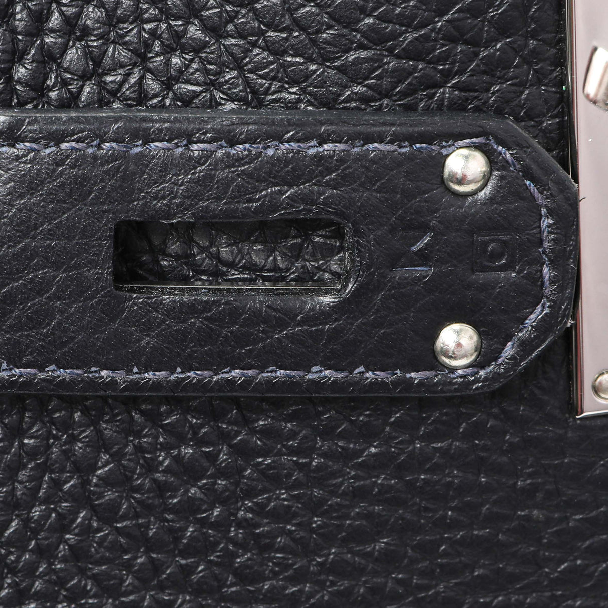 Hermes Bleu Nuit Clemence Jypsiere 34 Handbags Hermes