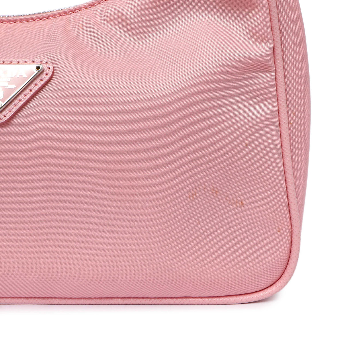 Prada Rosa Tessuto Nylon Saffiano Mini Re-Edition 2005 Bag Handbags Prada