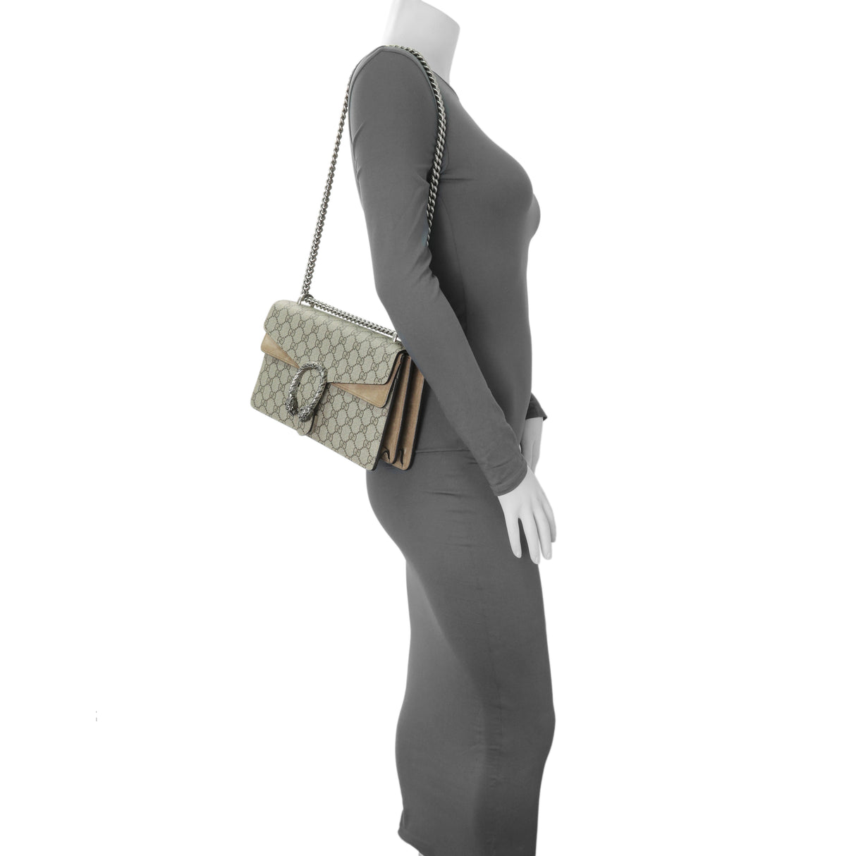 Gucci GG Supreme Monogram Small Dionysus Shoulder Bag Handbags Gucci