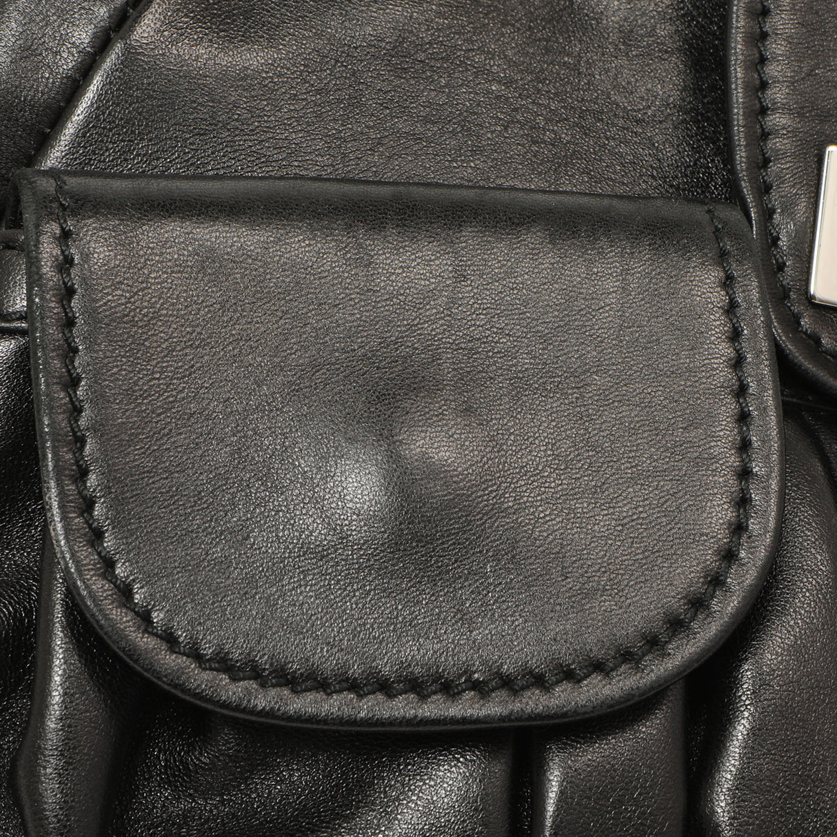 Salvatore Ferragamo Black Calfskin Gancini Bag Handbags Salvatore Ferragamo