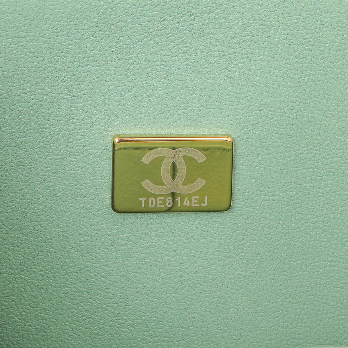 Chanel Green Quilted Caviar Small Classic Double Flap Handbags Chanel